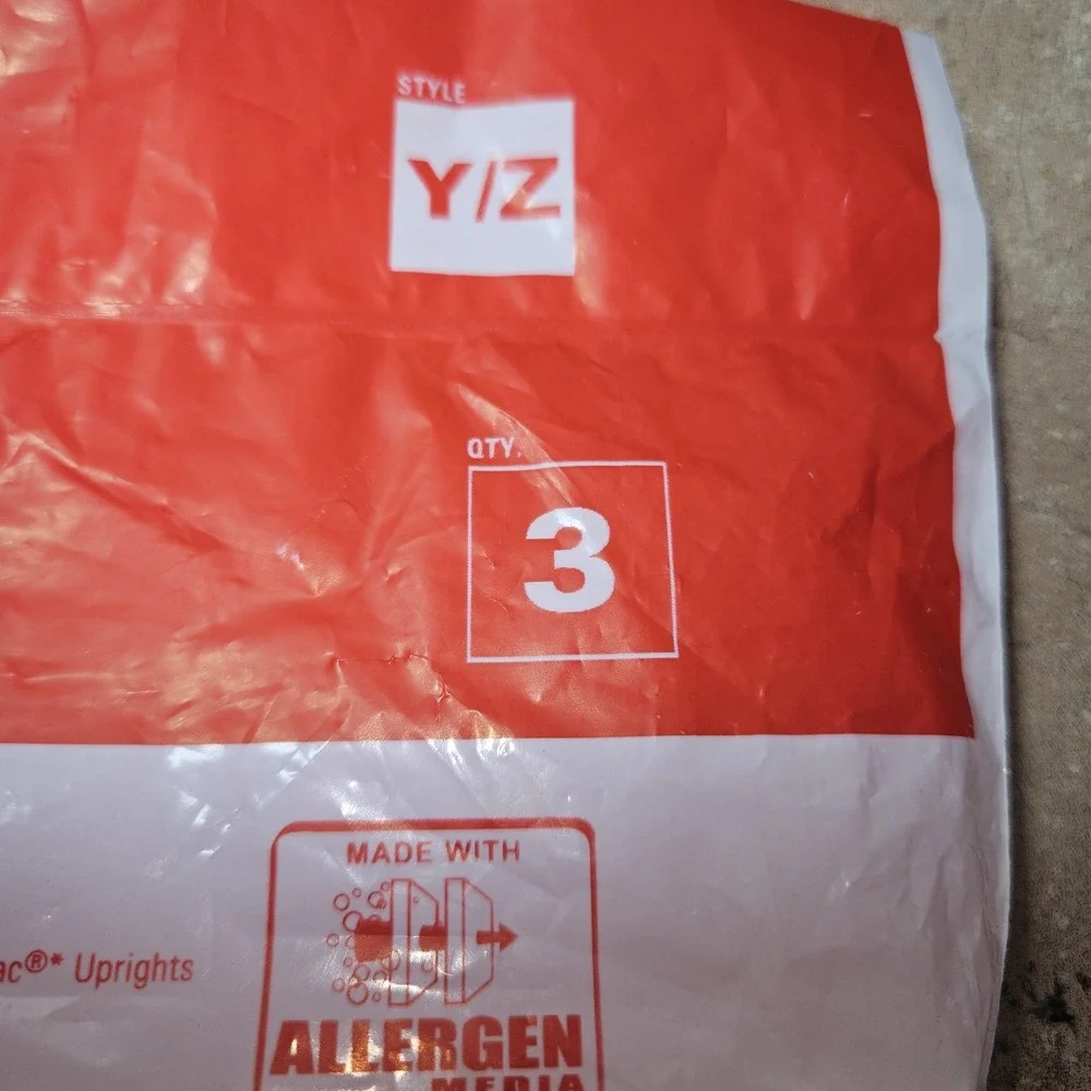 Vac Hoover Y/Z Vacuum Bags Allergen Media WindTunnel Upright Style YZ 3 Pack